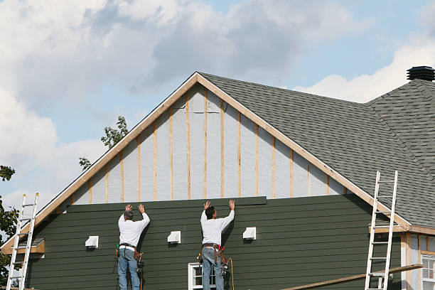 Professional Siding Replacement technician working in Long Branch, NJ